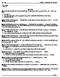 Giáo án môn Vật lý 10 - Chương II: Động lực học chất điểm