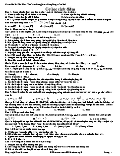 Giáo án môn Vật lý 10 - Cơ học chất điểm