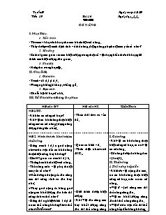 Giáo án môn Vật lý 8 tiết 19: Cơ năng