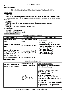 Giáo án tự chọn Toán 6