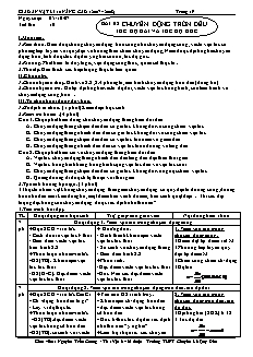 Giáo án Vật lí 10 nâng cao (năm 2007 – 2008)