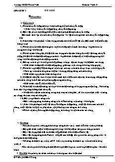 Giáo án Vật lí 8 - Trường THCS Phước Vinh