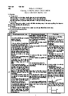 Giáo án Vật lý 10 (cả năm)