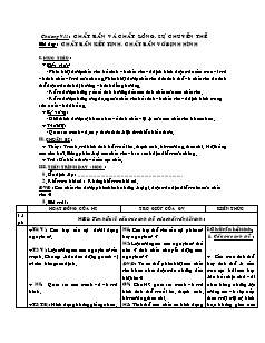 Giáo án Vật lý 10 - Chất rắn kết tinh, chất rắn vô định hình