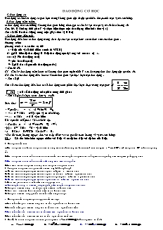 Giáo án Vật lý 10 (cơ bản) - Dao động cơ học
