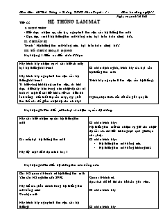 Giáo án Vật lý 10 (cơ bản) - Tiết 33 đến tiết 40