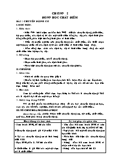 Giáo án Vật lý 10 (trọn bộ)