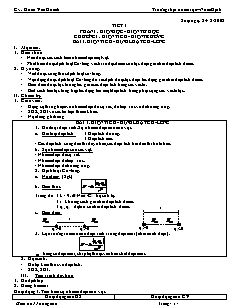 Giáo án Vật lý 11 (nâng cao)