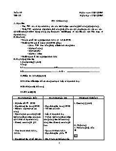 Giáo án Vật lý 8 dạy học kì 2