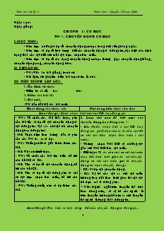 Giáo án Vật lý 8 - Giáo viên: Nguyễn Trung Nghĩa