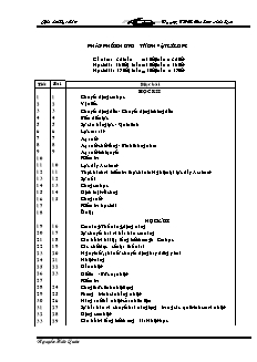 Giáo án Vật lý 8 kì 2 - Trường THCS Cao Sơn