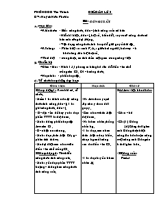 Giáo án Vật lý 8 tiết 15 bài 15: Công suất