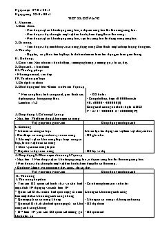 Giáo án Vật lý 8 tiết 22: Cơ năng