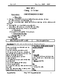 Giáo án Vật lý 8 - Trường THCS Nguyễn Đình Chiểu