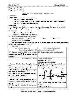 Giáo án Vật lý 8 - Trường THCS Noong Luống