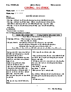 Giáo án Vật lý 8 - Trường THCS Thọ Lộc