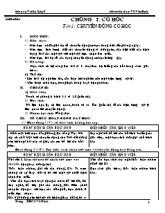 Giáo án Vật lý 8 - Trường THCS Vũ Ninh