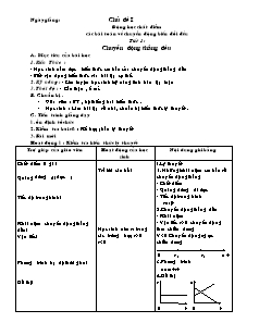 Giáo án Vật lý khối 10 - Tiết 1 đến tiết 20