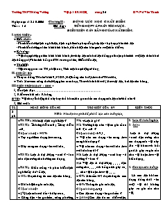 Giáo án Vật lý khối 10 - Tiết 16 đến tiết 27