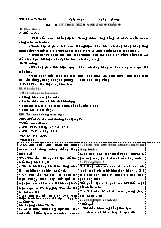 Giáo án Vật lý khối 9 - Tiết 59: Sự phân tích ánh sáng trắng + Tiết 60: Sự trộn các ánh sáng màu