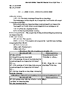 Giáo án Vật lý khối 9 - Trường THCS Trung Sơn - Tiết 13: Điện năng - Công của dòng điện