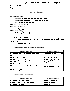 Giáo án Vật lý khối 9 - Trường THCS Trung Sơn - Tiết 18: Ôn tập