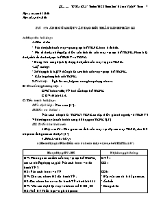 Giáo án Vật lý khối 9 - Trường THCS Trung Sơn - Tiết 49: Ảnh của một vật tạo bởi thấu kính phân kì