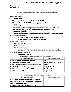 Giáo án Vật lý khối 9 - Trường THCS Trung Sơn - Tiết 50: Thực hành: đo tiêu cự thấu kính hội tụ