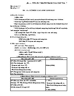 Giáo án Vật lý khối 9 - Trường THCS Trung Sơn - Tiết 60: Sự trộn các ánh sáng màu