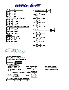 Góc - Cung liên kết