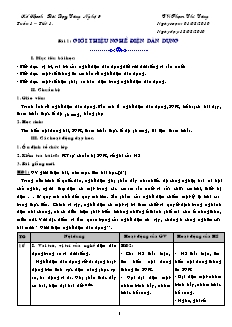 Kế Họach Bài Dạy Công Nghệ 9