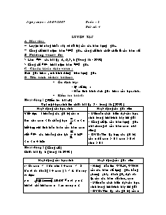 Tiết 4: Luyện tập